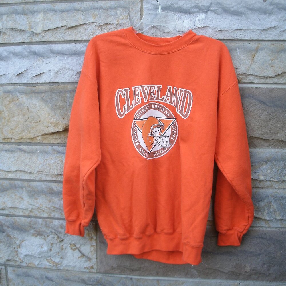 Vintage Cleveland Browns Sweatshirt Size L NFL Football